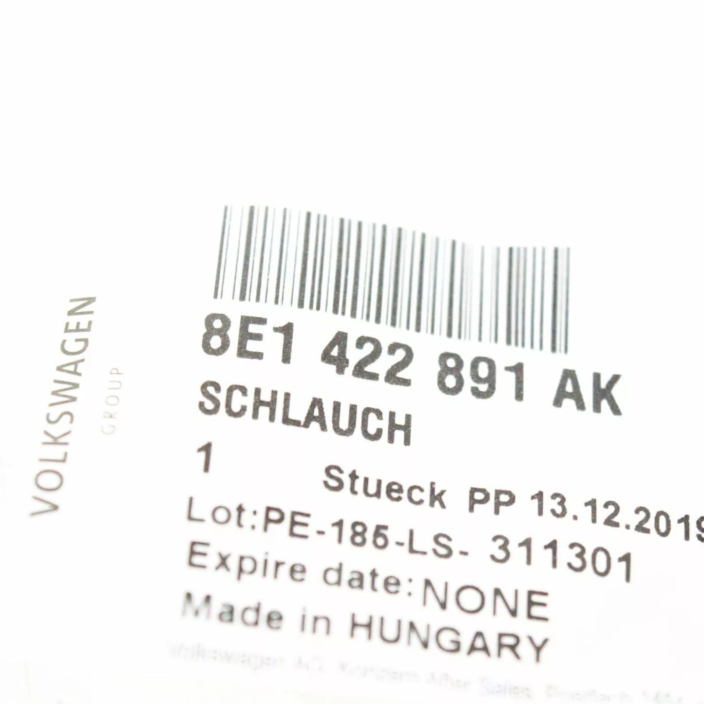 NEW AUDI A4 B6 POWER STEERING RETURN HOSE LHD 8E1422891AK