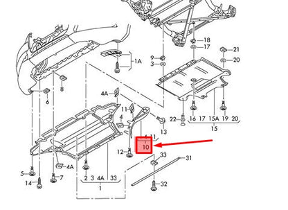 NEW AUDI A5 8T3 FRONT LEFT WHEEL SPOILER 8T0853887K ORIGINAL