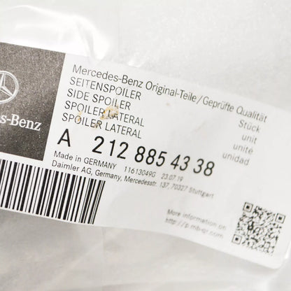 NEW MERCEDES-BENZ E W212 AMG FRONT BUMPER LEFT SIDE SPOILER A2128854338
