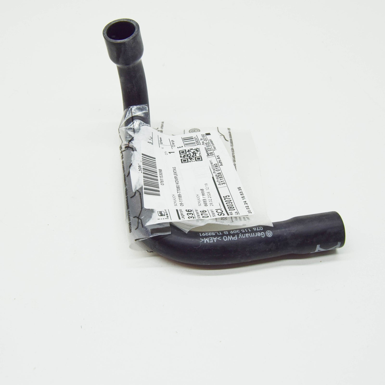 NEW VOLKSWAGEN CRAFTER 2F MK1 OIL SEPARATOR VENT HOSE 076115309B ORIGINAL