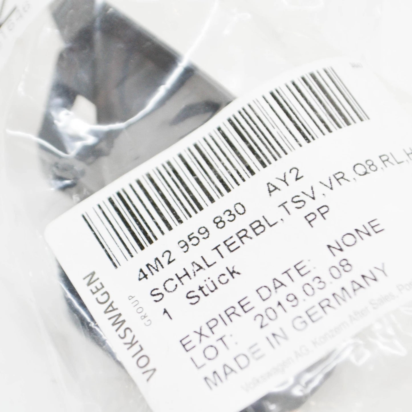 NEW AUDI Q7 4M FRONT DOOR SWITCH TRIM RHD 4M2959830AY2