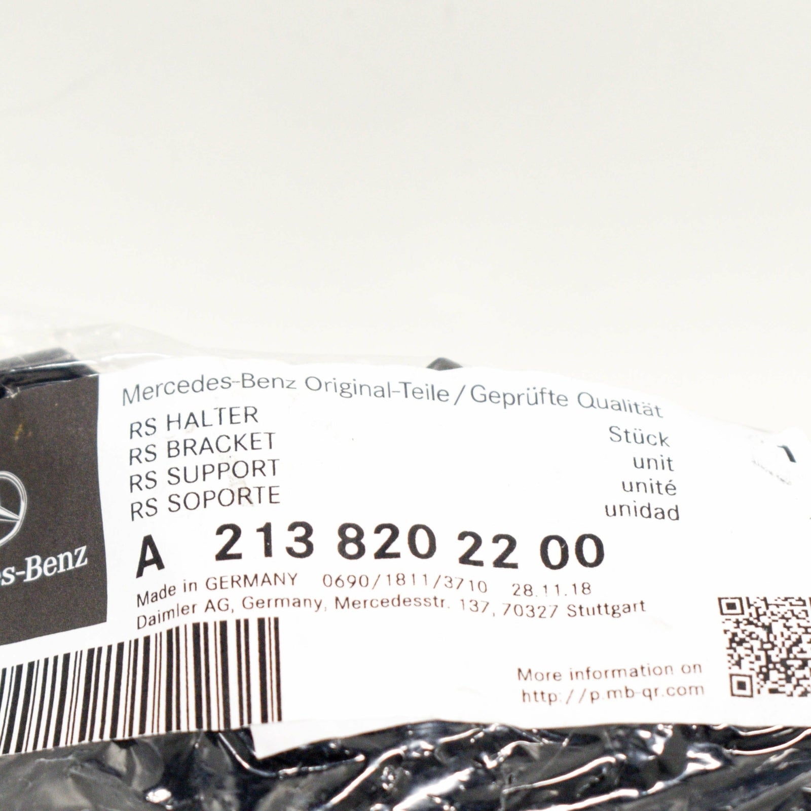 NEW MB E W213 FRONT RIGHT HEADLIGHT BRACKET REPAIR KIT A2138202200 ORIGINAL