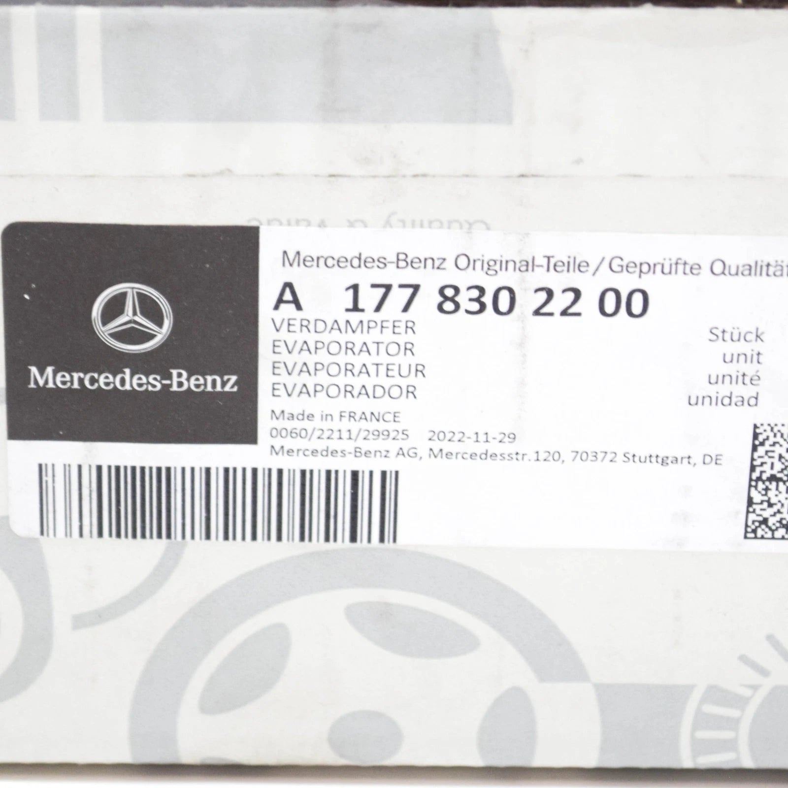 NEW MERCEDES-BENZ A W177 OIL COOLER A1778302200
