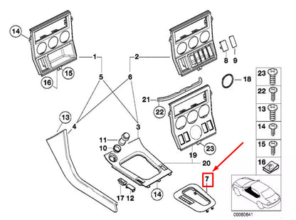 NEW BMW Z3 COUPE E36 GEAR SHIFT SELECTOR LEVER 51168397821 8397821 ORIGINAL