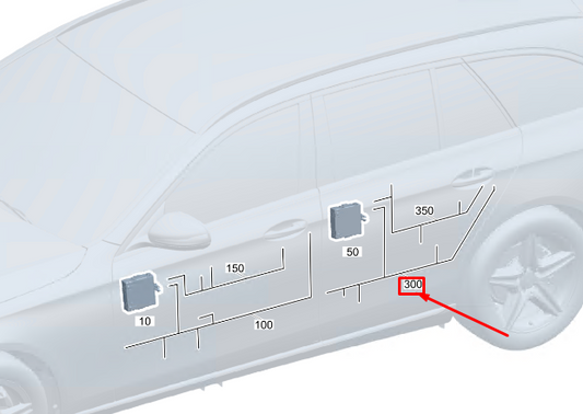new mercedes-benz c w206 rear door wiring harness a2065405945 original
