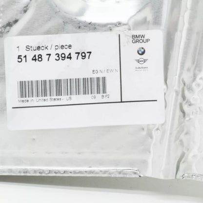 NEW BMW 3 G20 ENGINE HEAT PROTECTION 51487394797 7394797 ORIGINAL