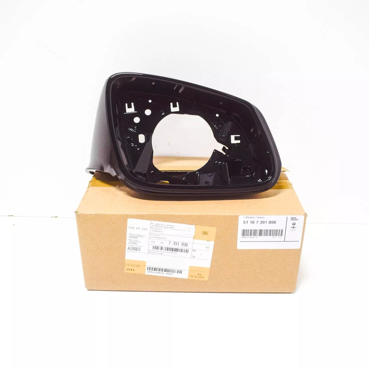 NEW BMW 2 F45 FRONT RIGHT WING MIRROR FRAME 51167391898 7391898 2015 ORIGINAL