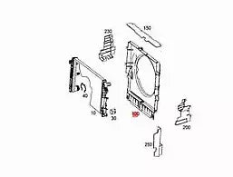 NEW MERCEDES BENZ SPRINTER 906 RADIATOR FAN SHROUD A9065050855