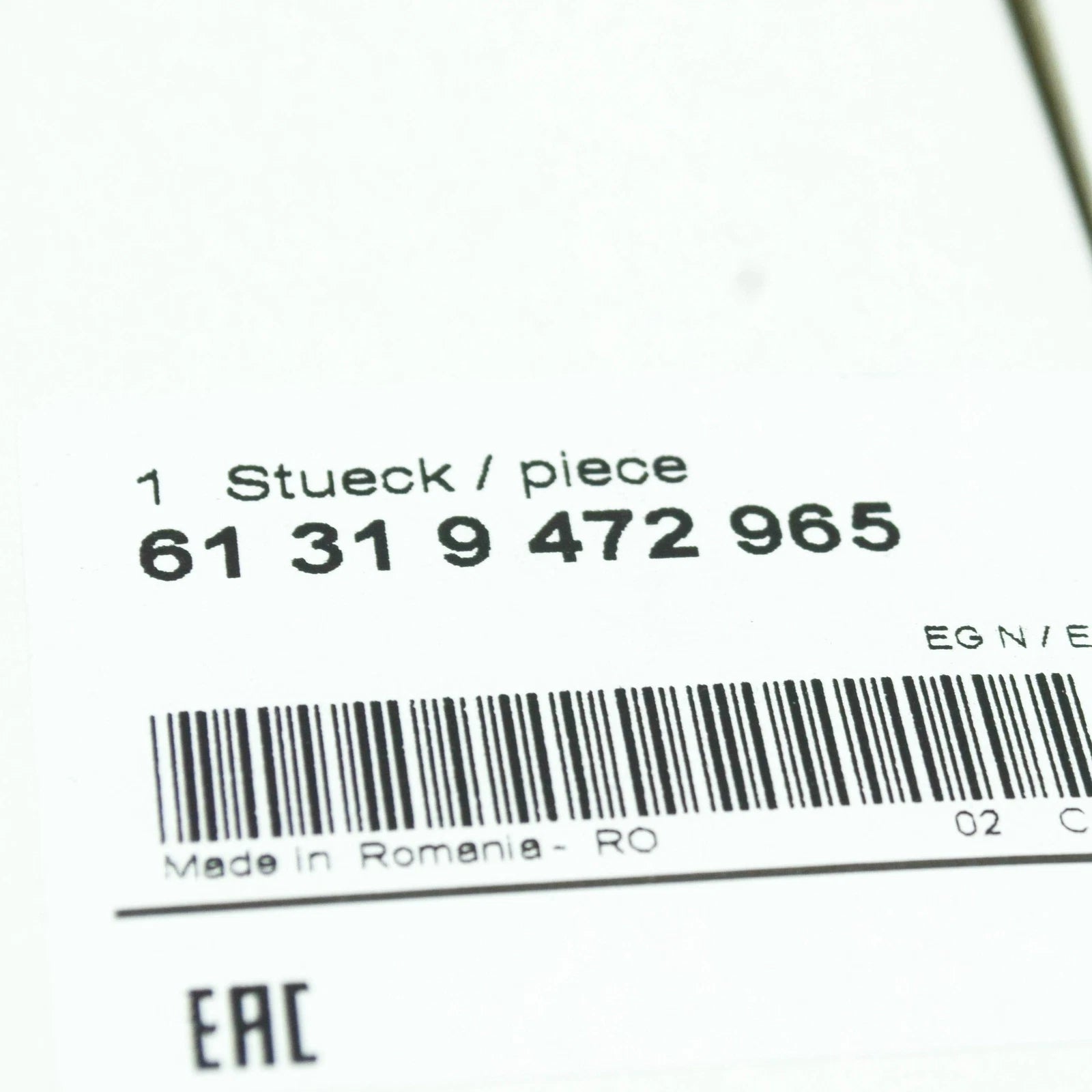 NEW BMW X3 G01 HEADLIGHT SWITCH CONTROL UNIT 9472965 61319472965 ORIGINAL