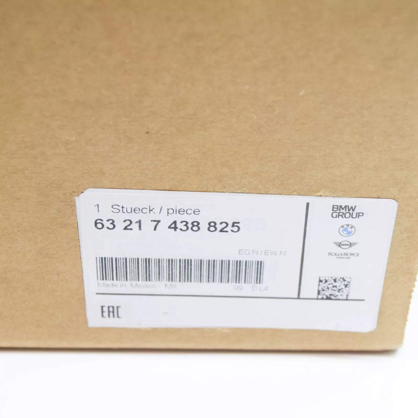 NEW BMW X6 F16 LEFT SIDE TAILGATE INNER TAIL LIGHT 63217438825 ORIGINAL