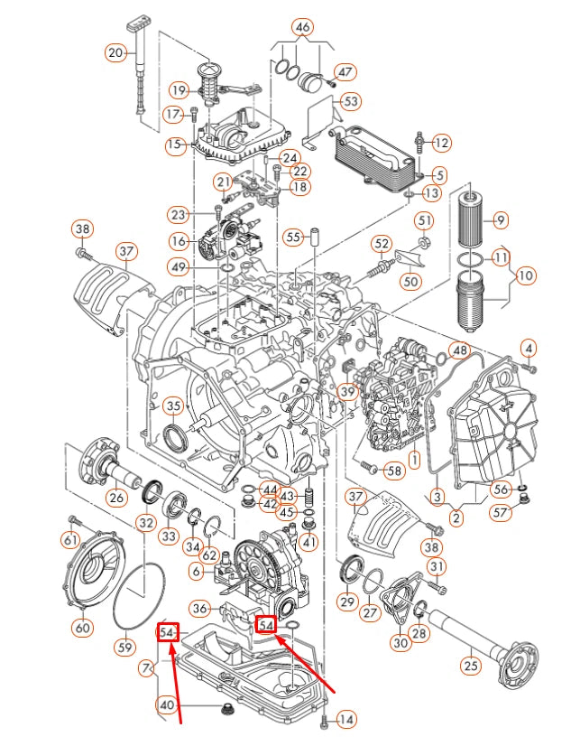 NEW AUDI R8 42 TRANSMISSION OIL PAN GASKET SET 0BZ398359
