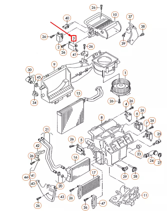 NEW AUDI A4 B7 RECIRCULATED AIR POSITIONING MOTOR LHD 8E1820511L ORIGINAL