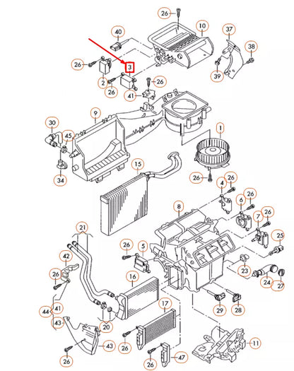NEW AUDI A4 B7 RECIRCULATED AIR POSITIONING MOTOR LHD 8E1820511L ORIGINAL