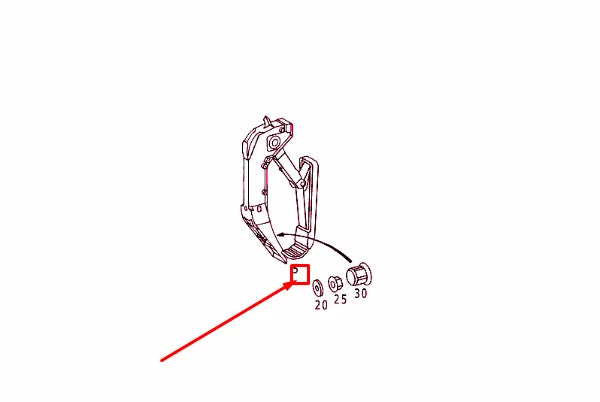 NEW MERCEDES-BENZ S-CLASS W220 ACCELERATOR PEDAL A2203000004