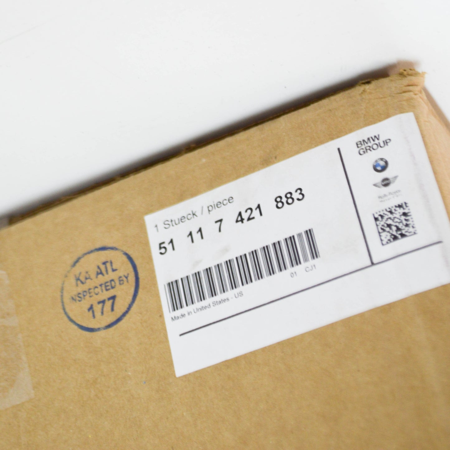 new bmw x6g06 left crash reinforcement 7421883 51117421883 original