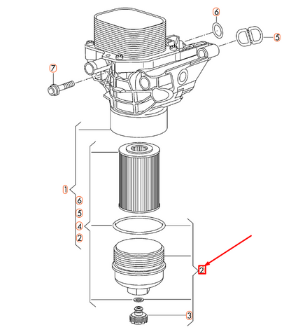 NEW AUDI A1 8X OIL FILTER HOUSING COVER 03N115433A ORIGINAL
