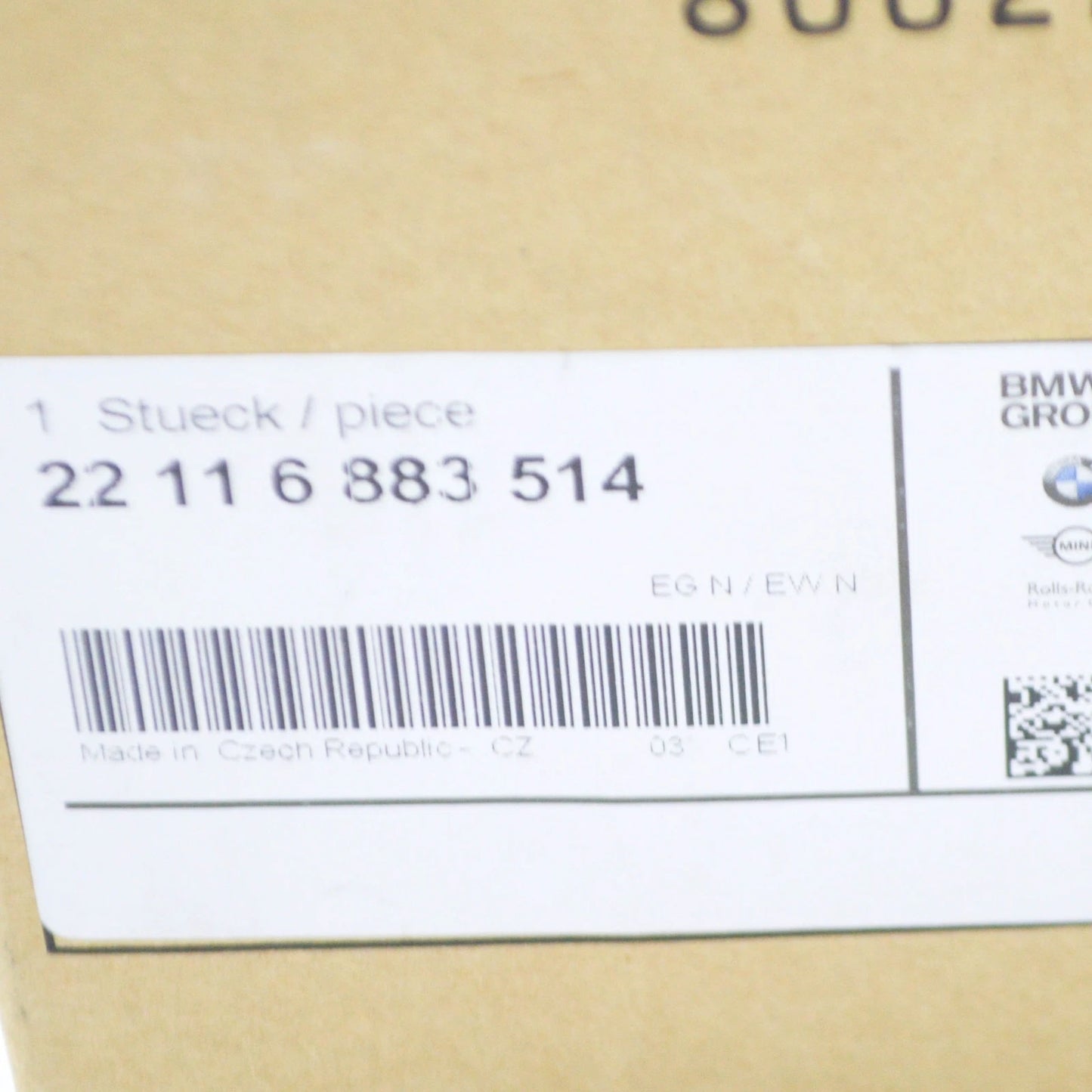 NEW BMW 5 G30 RIGHT SIDE ENGINE MOUNT 22116883514 6883514 ORIGINAL