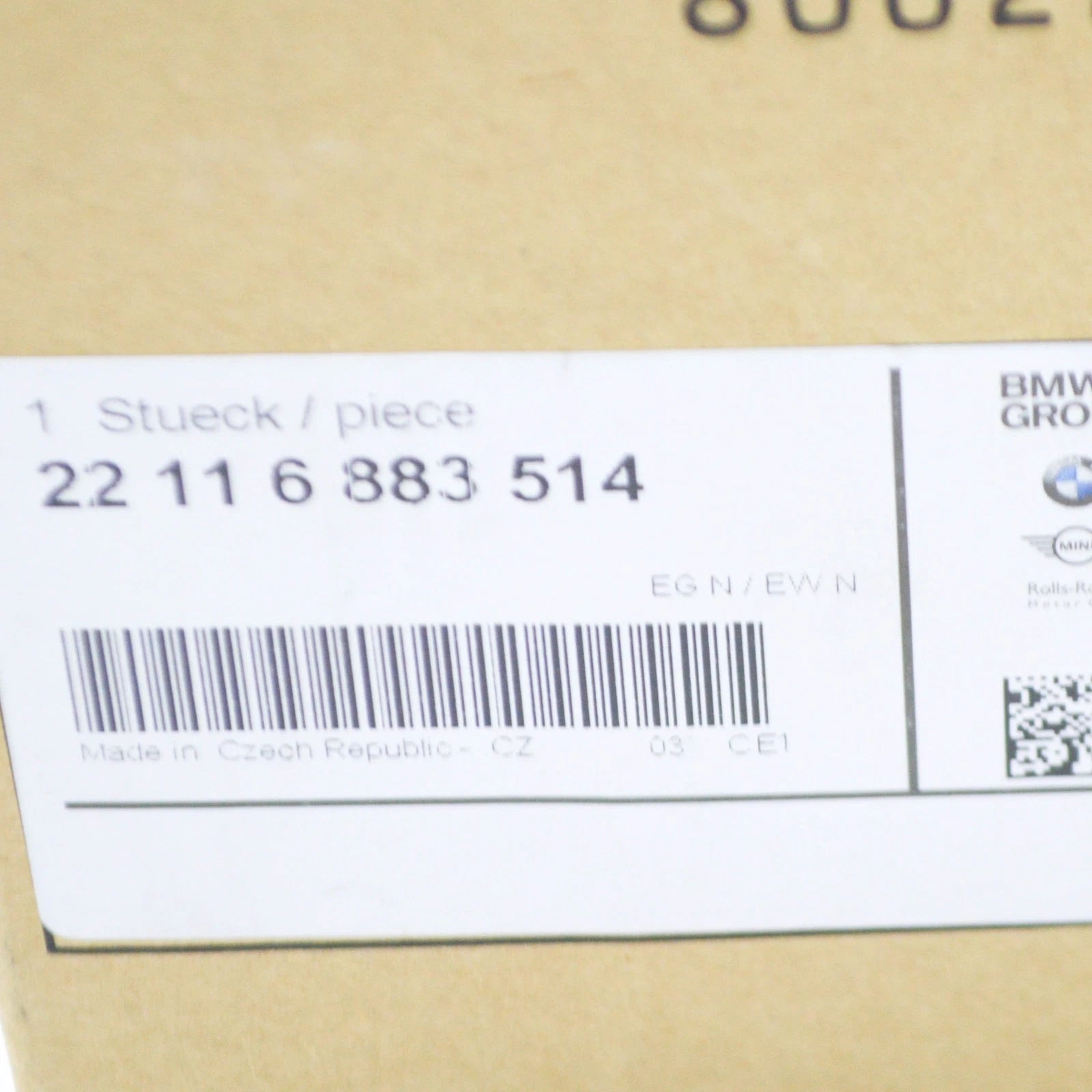 NEW BMW 5 G30 RIGHT SIDE ENGINE MOUNT 22116883514 6883514 ORIGINAL