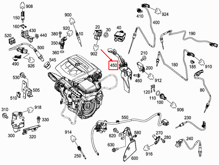new mercedes-benz citan 415 air intake pipe bracket a6071510000 original