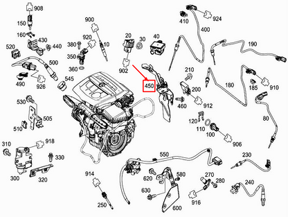 new mercedes-benz citan 415 air intake pipe bracket a6071510000 original