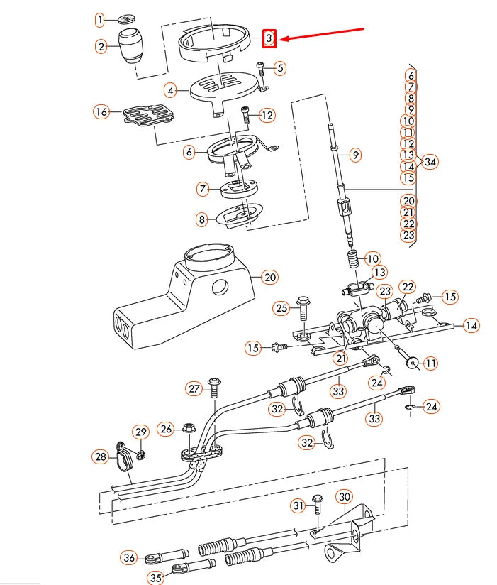 NEW AUDI R8 4S GEARSHIFT LEVER TRIM 420711115BV58 ORIGINAL