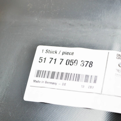 NEW BMW 3 E90 FRONT RIGHT WHEEL LINER SPLASH SHIELD 51717059378 7059378 ORIGINAL