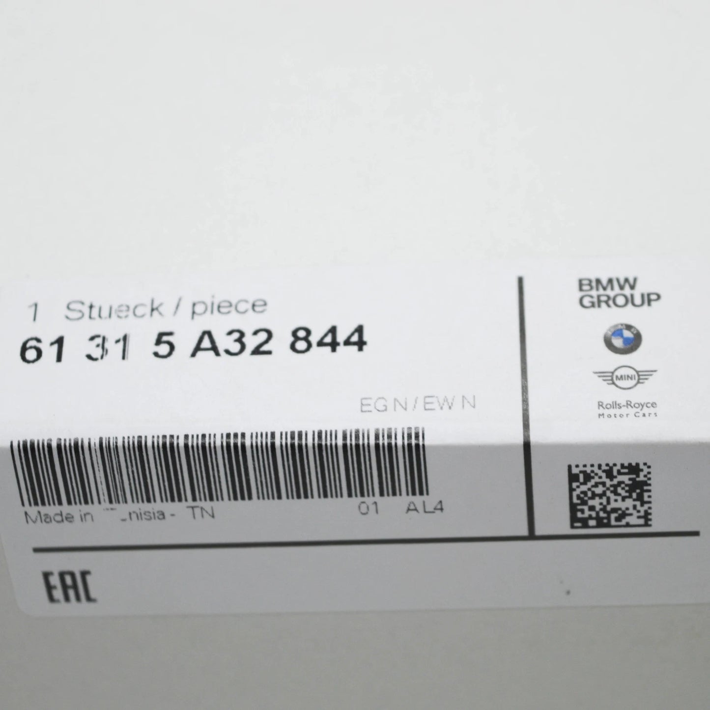 NEW BMW X5 G05 HEADLIGHT SWITCH CONTROL UNIT 5A32844 61315A32844 ORIGINAL