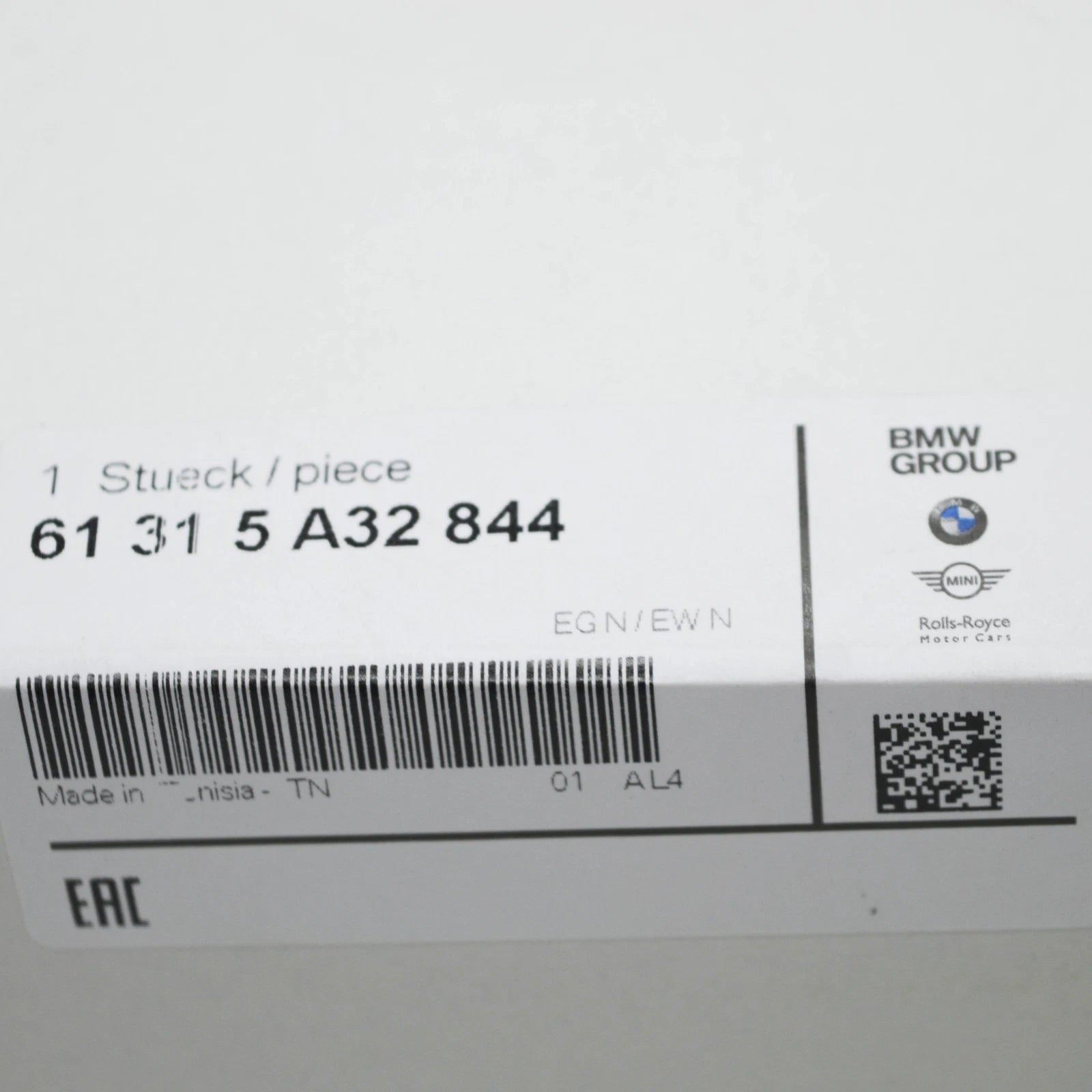 NEW BMW X5 G05 HEADLIGHT SWITCH CONTROL UNIT 5A32844 61315A32844 ORIGINAL