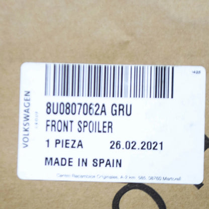 NEW AUDI Q3 8U FRONT BUMPER RIGHT SPOILER ONE PIECE DESIGN 8U0807062AGRU