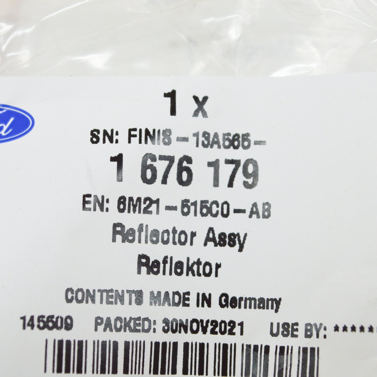 new ford galaxy mk2 rear left bumper reflector 6m21-515c0-ab 1676179 original