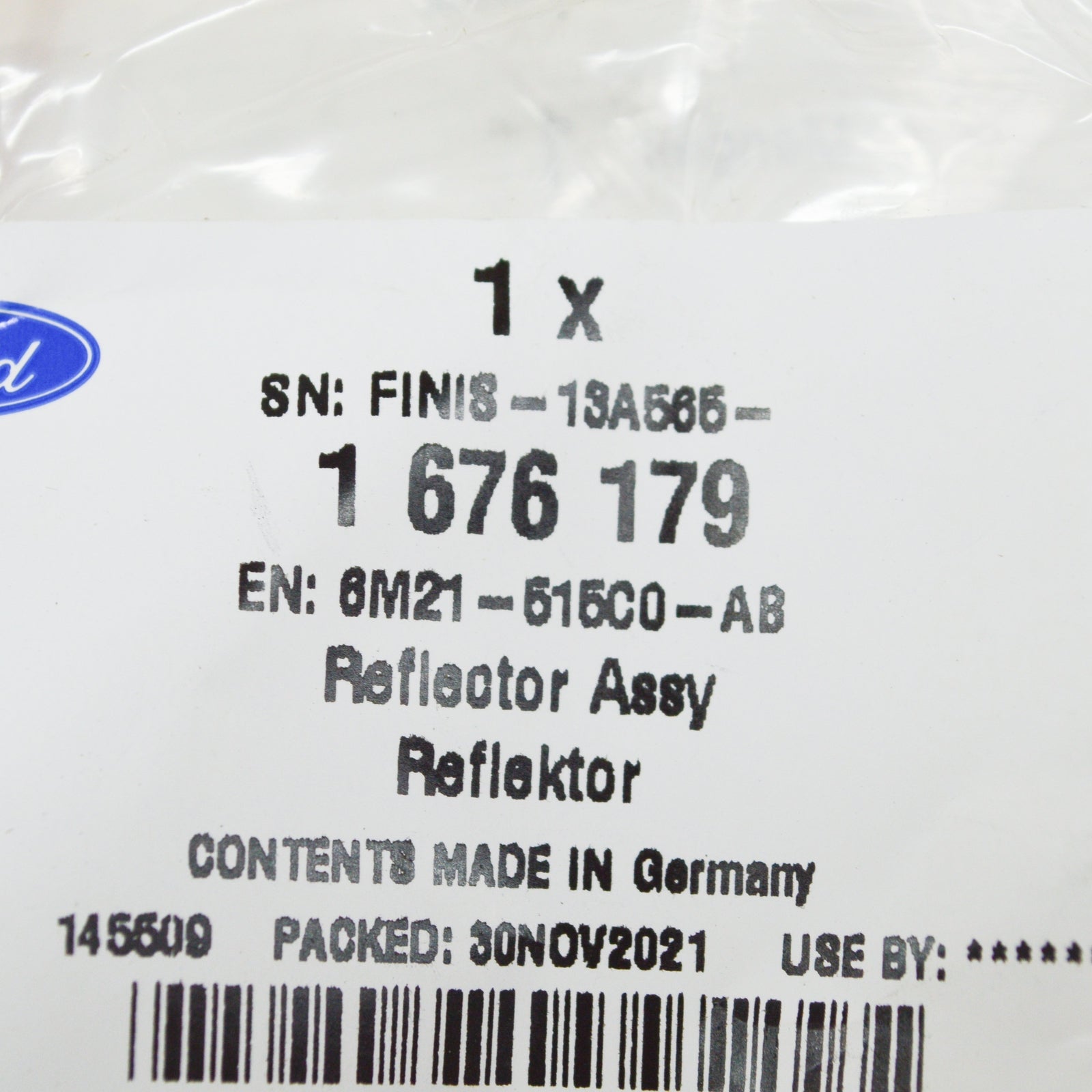 new ford galaxy mk2 rear left bumper reflector 6m21-515c0-ab 1676179 original