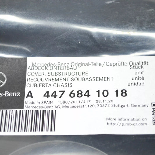 NEW MERCEDES-BENZ VITO W447 FRONT LEFT UNDERBODY CASING A4476841018 ORIGINAL