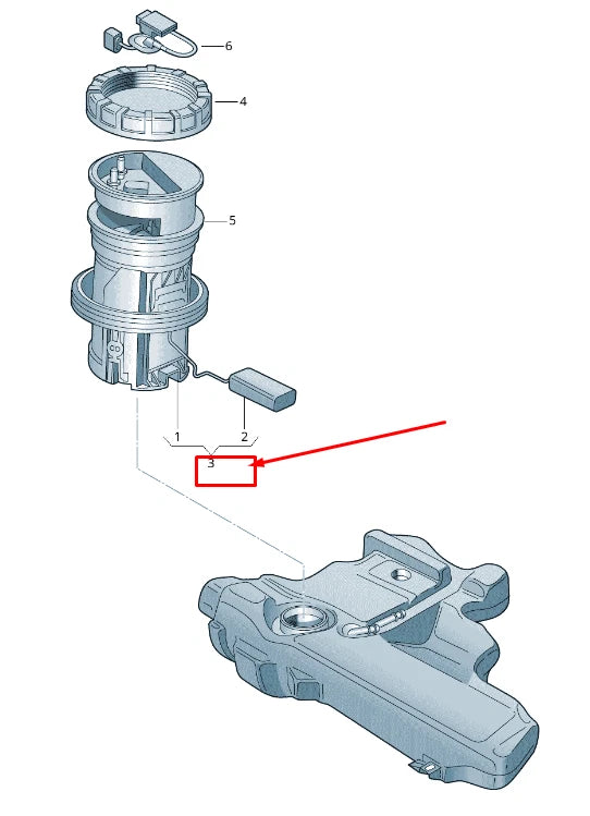 NEW SKODA FABIA MK2 54 FUEL DELIVERY UNIT 6R0919051M ORIGINAL