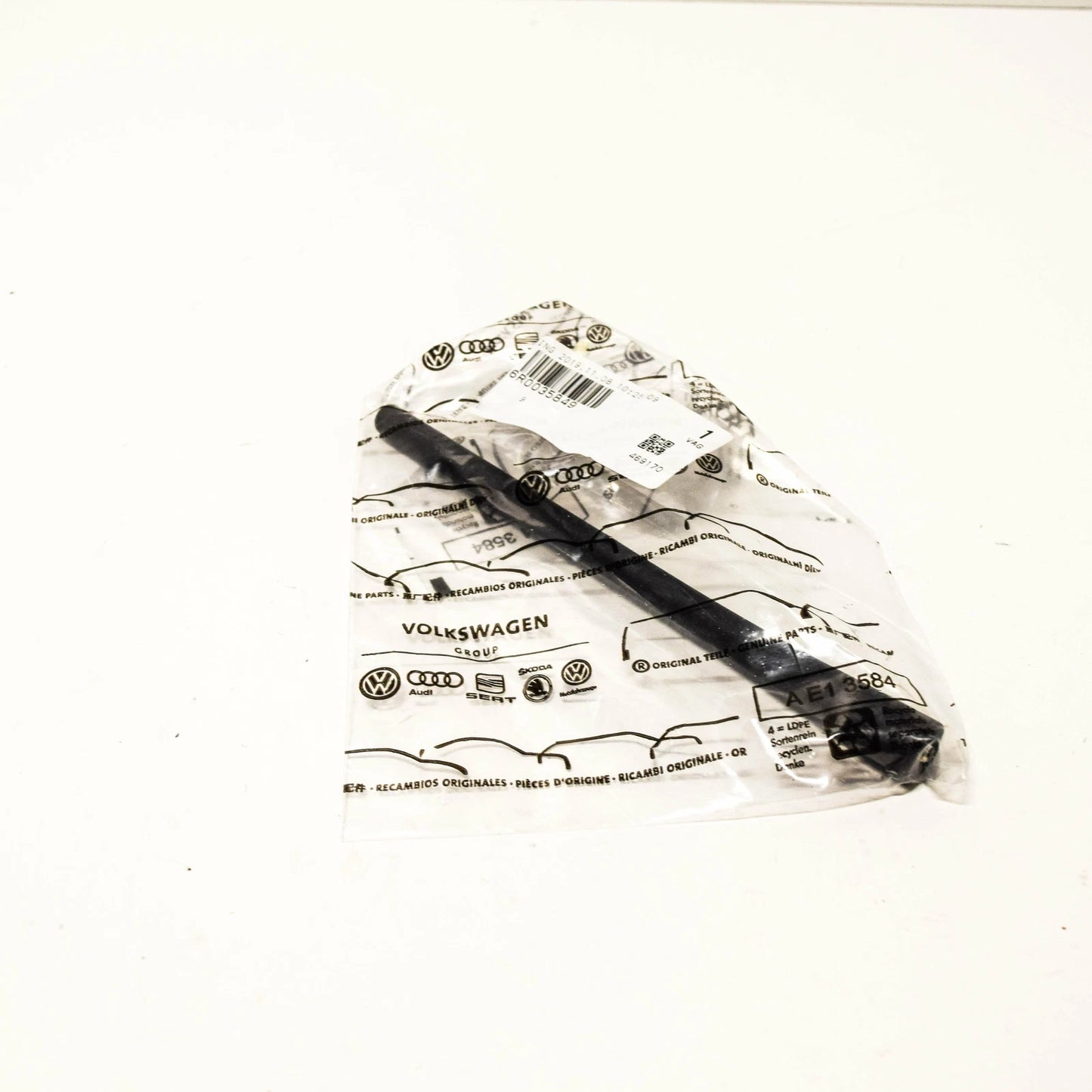 NEW VW POLO 9N SHORT ROOF AERIAL ANTENNA 6R0035849 ORIGINAL