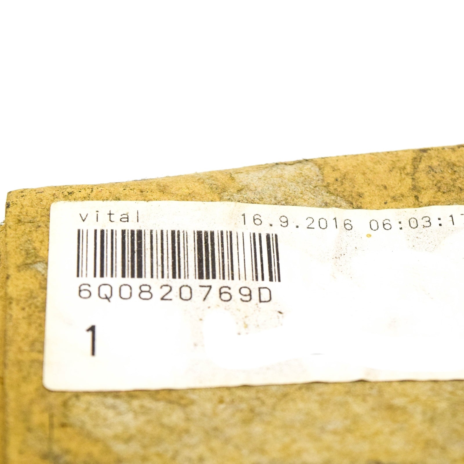 new volkswagen ameo refrigerant a/c line bracket holder 6q0820769d original