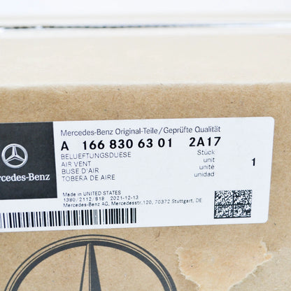 NEW MERCEDES-BENZ GL X166 DASHBOARD CENTER AIR VENT A16683063012A17 ORIGINAL