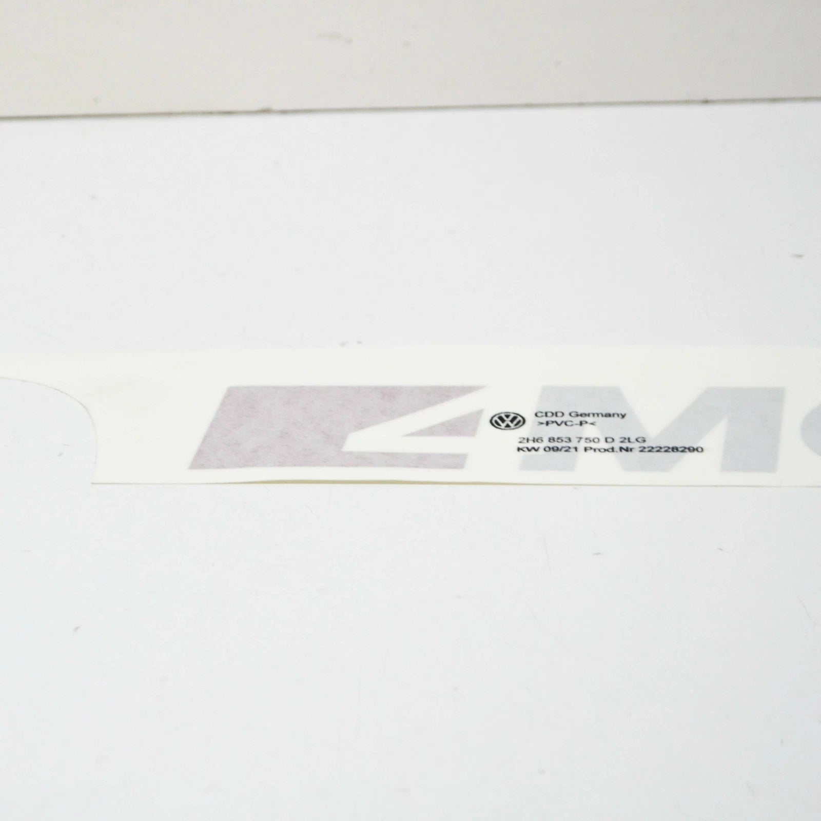 NEW VW AMAROK 4MOTION REAR DECO INSCRIPTION LABEL 2H6853750D2LG