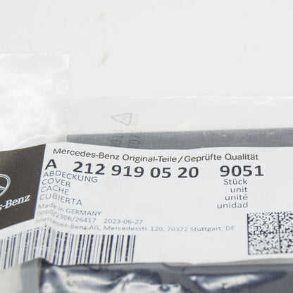 NEW MB E W212 FRONT LEFT SEAT OUTER FRONT TRACK COVER A21291905209051 ORIGINAL