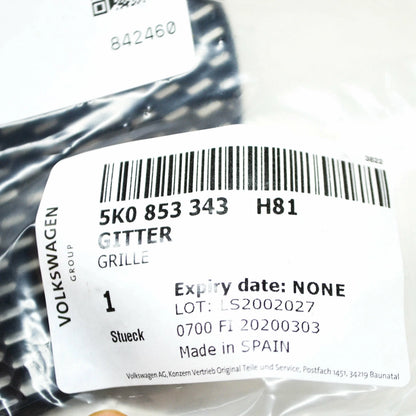 NEW VW TOURAN 1T1 FRONT BUMPER GRILLE EMBLEM 5K0853343H81 ORIGINAL