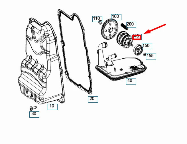 NEW MERCEDES-BENZ A W176 PRIMARY PUMP A2463700897 ORIGINAL