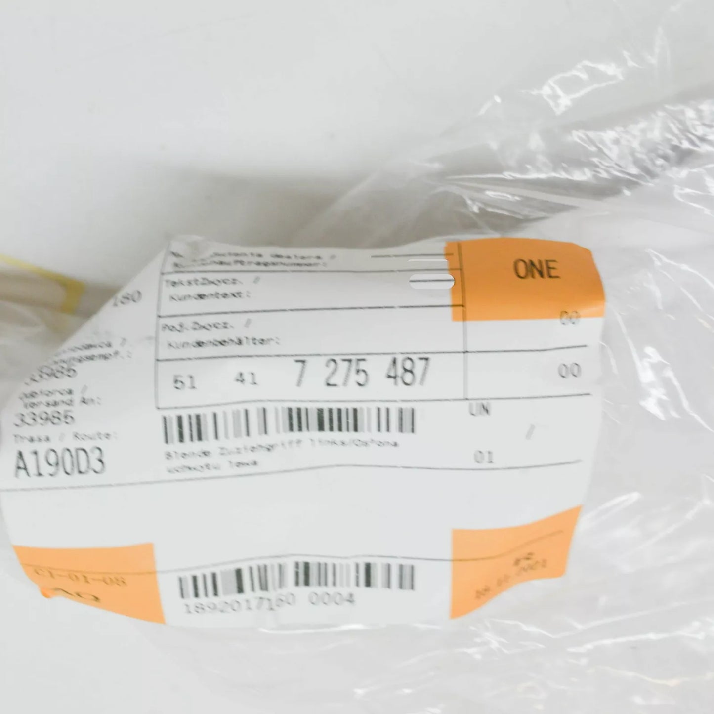 NEW BMW 3 F30,F80 REAR LEFT DOOR PULL HANDLE TRIM 7275487 51417275487 ORIGINAL