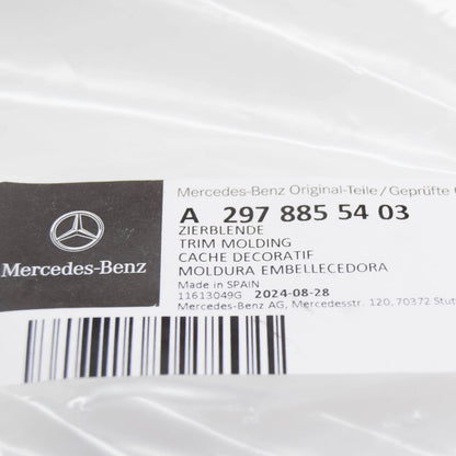 NEW MERCEDES-BENZ EQS V297 FRONT RIGHT BUMPER TRIM MOLDING A2978855403 ORIGINAL