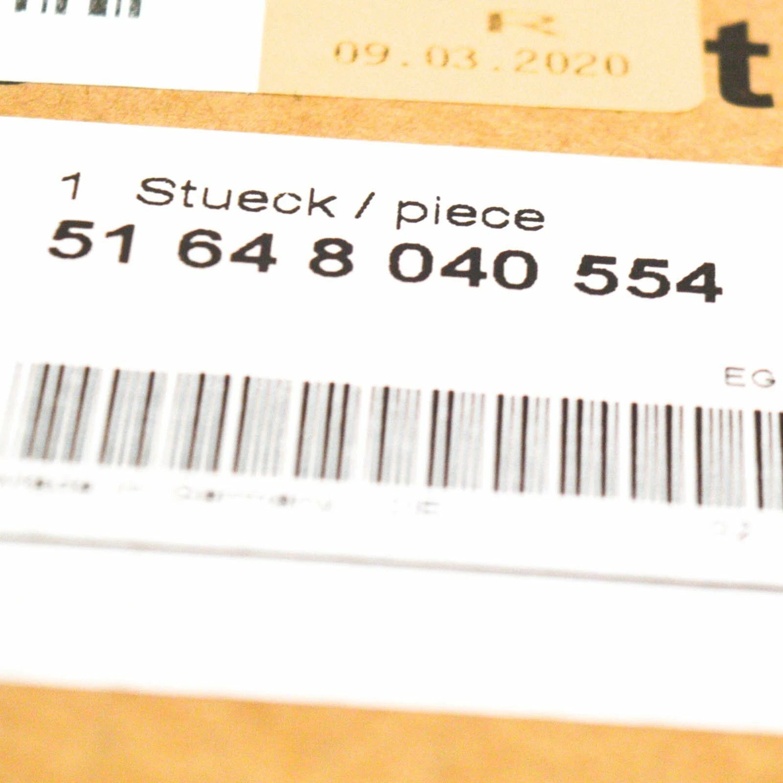 NEW BMW 3 E93 M3 RADIATOR RIGHT LOCK PLATE 51648040554 8040554 ORIGINAL