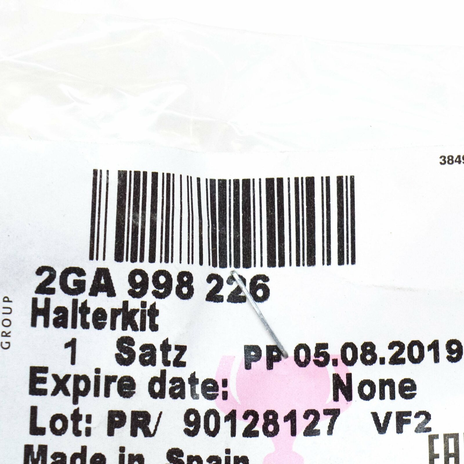 NEW VOLKSWAGEN T-ROC RIGHT HEADLIGHT BRACKET REPAIR KIT 2GA998226 ORIGINAL