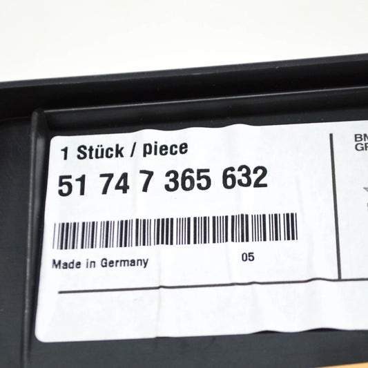 NEW BMW 7 G11 RIGHT SIDE BRAKE AIR DUCT 51747365632 7365632 2016 ORIGINAL