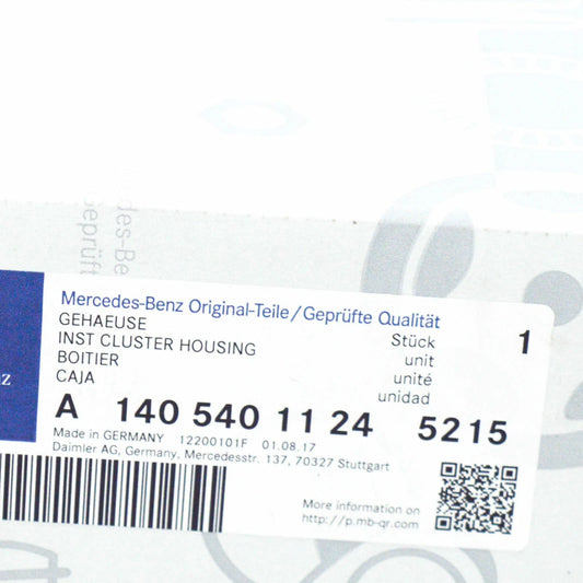 NEW MERCEDES-BENZ SL R129 INSTRUMENT CLUSTER CASE A14054011245215