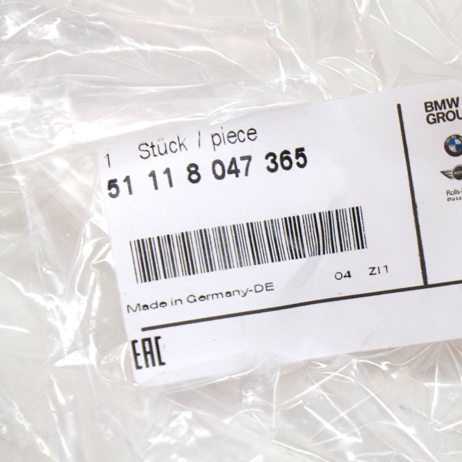 new bmw 3 e90 front m sport bumper lower center grille 51118047365 2008 original