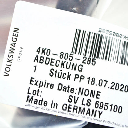 NEW AUDI A6 C8 AVANT FRONT BONNET HOOD LEFT LOCK COVER 4K0805285 ORIGINAL