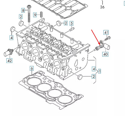 NEW VOLKSWAGEN GOLF MK7 COOLANT TEMPERATURE SENSOR 04E919501E