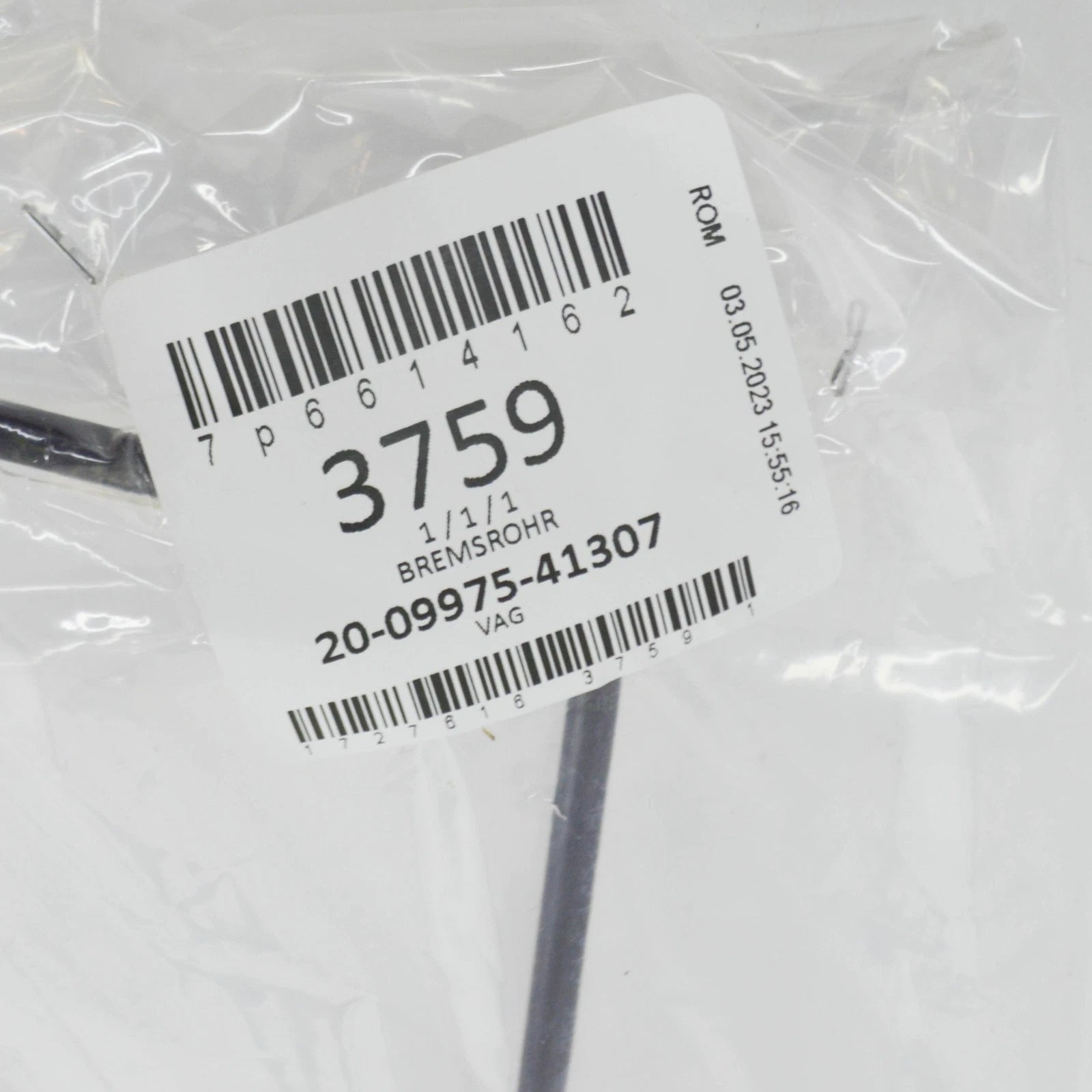 NEW AUDI Q7 4L FRONT RIGHT BRAKE LINE 7P6614162 ORIGINAL